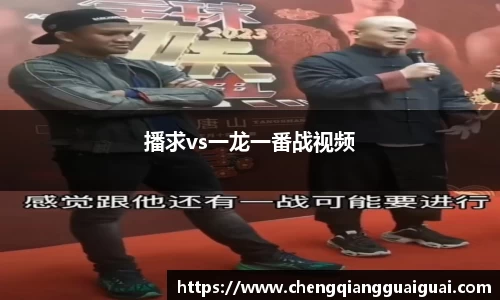 播求vs一龙一番战视频