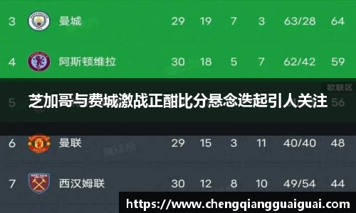 芝加哥与费城激战正酣比分悬念迭起引人关注