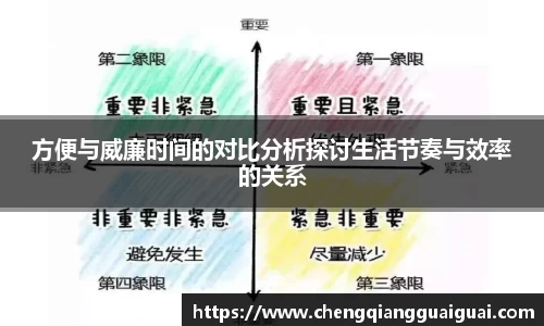方便与威廉时间的对比分析探讨生活节奏与效率的关系