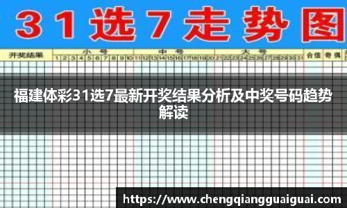福建体彩31选7最新开奖结果分析及中奖号码趋势解读